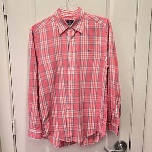Vineyard Vines Medium (Slim Fit) Pink Button Down Shirt